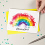 Rainbow Missing You Card, thumbnail 1 of 2