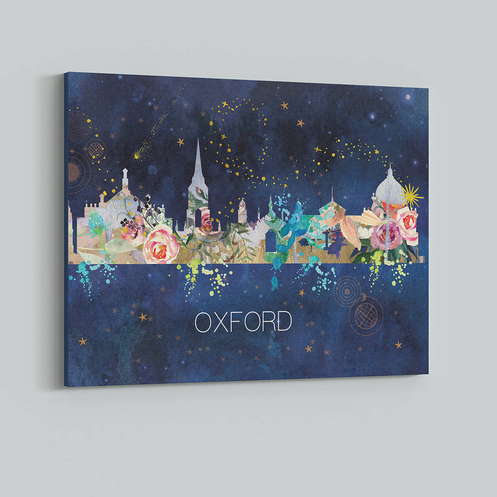 oxford cityscape fine art skyline by 2by2 creative