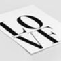 Love One Wall Print, thumbnail 4 of 5