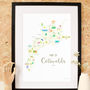 Map Of The Cotswolds Art Print, thumbnail 6 of 6