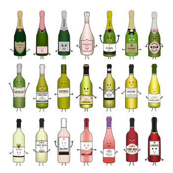 'It's A Winederful Life' Wine Montage Print, 3 of 5