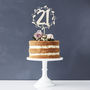Personalised Floral Number Birthday Cake Topper, thumbnail 7 of 7