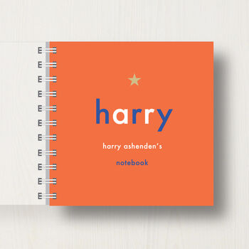 Personalised Kid's Name Small Notebook, 8 of 9