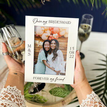 Personalised Bridesmaid Thank You Gift Picture Frame, 9 of 10