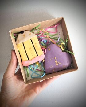 Personalised Back To School/Starting School Biscuit Gift Box, 6 of 7
