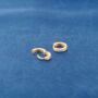 Gold Cz 12mm Huggie Hoops, thumbnail 6 of 7