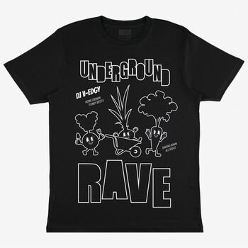 Underground Rave Women's Festival T Shirt, 3 of 3