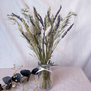 Small Dried Lavender Arrangement With Vase, 3 of 3