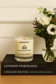 Little Miss London Shoreditch Musk, Vanilla And Tobacco Scented Candle, 2 of 4