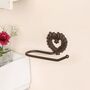 Coeur D'amour Wall Mounted Toilet Roll Holder, thumbnail 3 of 3