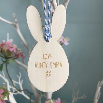 Personalised Girl's First Easter Decoration Card, 6 of 6