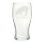 Personalised Pig Engraved Glass, thumbnail 1 of 6