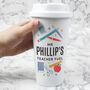 Personalised Teacher’s Insulated Reusable Travel Cup – Eco Friendly Gift, thumbnail 2 of 4