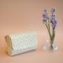 Eva Ivory Floral Clutch, thumbnail 5 of 5