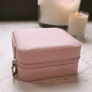 Portable Jewellery Box Light Pink, 5 of 11