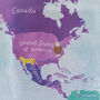 Personalised Childrens World Map Notice Board, thumbnail 6 of 8