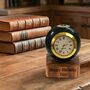 Pool Ball Clock With Personalised Wood Plinth, thumbnail 1 of 12