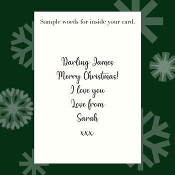 All You Need Is Love At Christmas Eco Friendly Christmas Card, 2 of 2