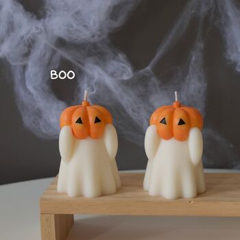 Pumpkin Ghosty Candles, 4 of 6