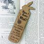 Alice In Wonderland Inspired Wooden Bookmark, thumbnail 1 of 2