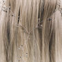 Crystal Or Freshwater Pearl Plait Hair Vine Celine 'Y', thumbnail 8 of 12