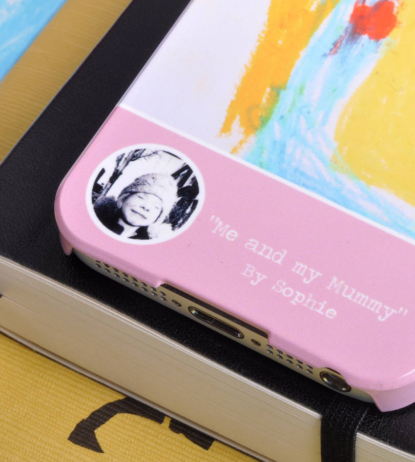 Kid's Personalised Drawing Design For Phone Case By GigglyFox