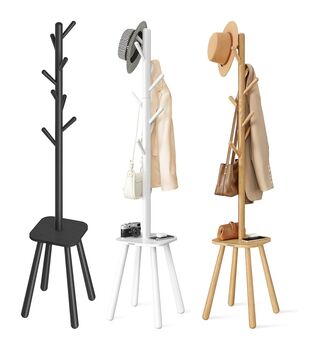 Coat Rack Stand Hall Tree With Shelf, 6 of 6