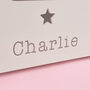 Personalised Large White Star Design Toy Box, thumbnail 2 of 4