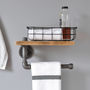 Industrial Towel Rail And Shelf, thumbnail 5 of 6