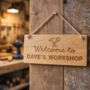Personalised Tool Workshop Sign, thumbnail 1 of 3