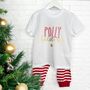 Personalised Believes Kids Christmas Pyjamas, thumbnail 1 of 2