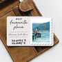 Personalised Favourite Place Wallet Metal Photo Card, thumbnail 4 of 8