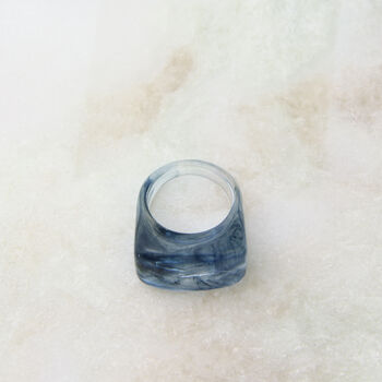 Transparent Chunky Resin Ring, 3 of 12