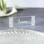 Personalised Lace Wedding Place Settings, thumbnail 1 of 4