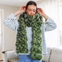 Classic Jumbo Knitted Long Scarf, thumbnail 4 of 11