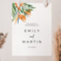 Personalised Tropical Wedding Welcome Sign, thumbnail 2 of 2