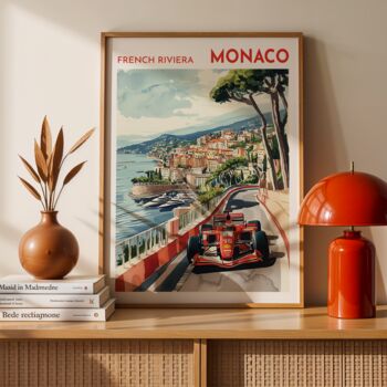 Monaco Poster With F1 Car, 6 of 6