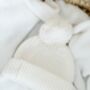 My First Christmas Embroidered Personalised New Baby Knitted Cardigan, thumbnail 6 of 11