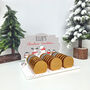 Polar Bear Personalised Acrylic Chocolate Coin Advent Calendar, thumbnail 1 of 2