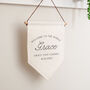 Welcome To The World New Baby Hanging Flag, thumbnail 1 of 3