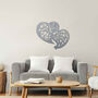 Contemporary Wooden Hearts: Love Inspired Wall Art, thumbnail 5 of 12