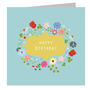 Floral Happy Birthday Card, thumbnail 2 of 5