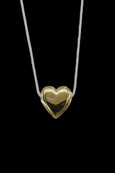 Gold Puffed Heart, 2 of 2