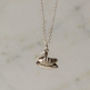 Swan And Ballerina Charm Necklace, thumbnail 6 of 8