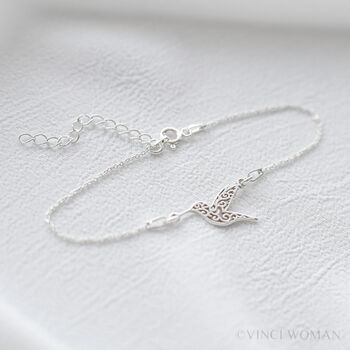 Personalised Birthday Gift For Her – Hummingbird Bracelet, 5 of 5