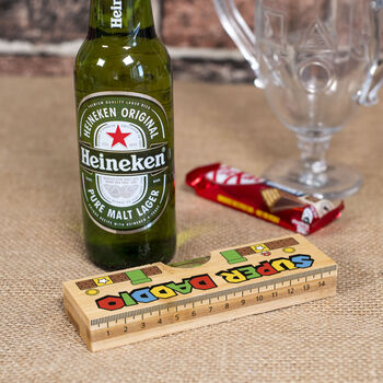 Super Daddio Bottle Opener With Spirit Level And Ruler, 2 of 5