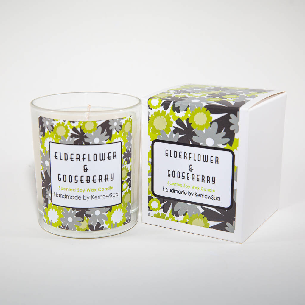 Elderflower And Gooseberry Candle, 1 of 3