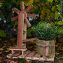 Meadow Valley Windmill Bird House Planter, thumbnail 1 of 11