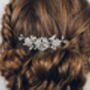 Small Crystal And Pearl Wedding Comb Lucia, thumbnail 4 of 7