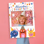 Colourful Monsters Birthday Selfie Frame And Sign, thumbnail 2 of 6